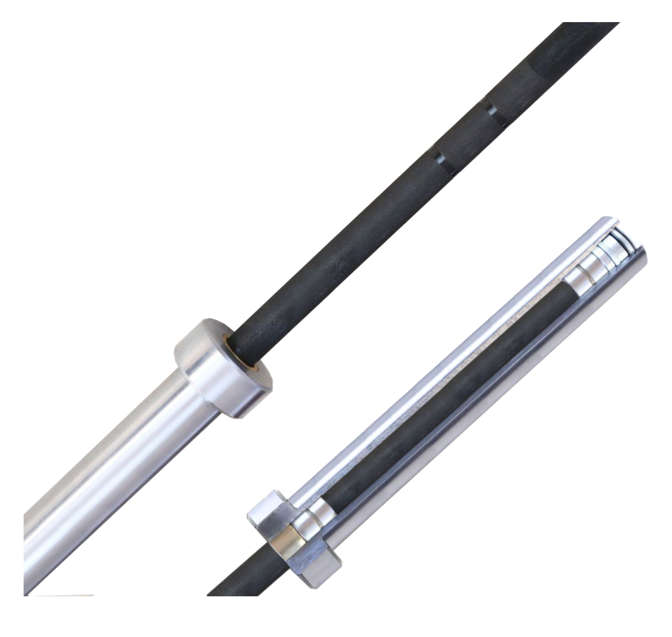 15KG MORGAN LADIES CFF OLYMPIC BARBELL - 600KG MAX CAPACITY